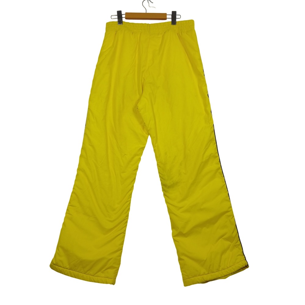 Vintage No-Swetts Yellow Thinsulate Insulated Ski Snow Pants Made in USA Mens M